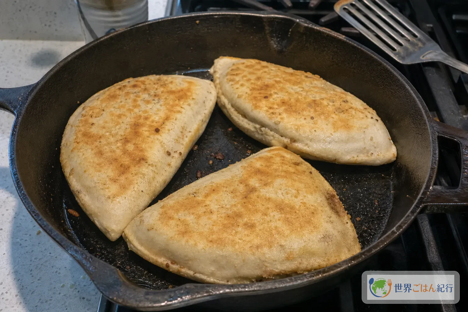 手順4: フライパンで焼き色を付ける