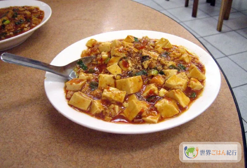 台北の店で提供された麻婆豆腐