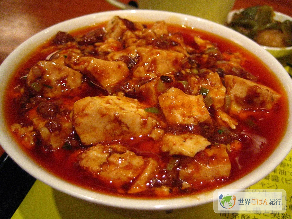 東京で撮影された麻婆豆腐