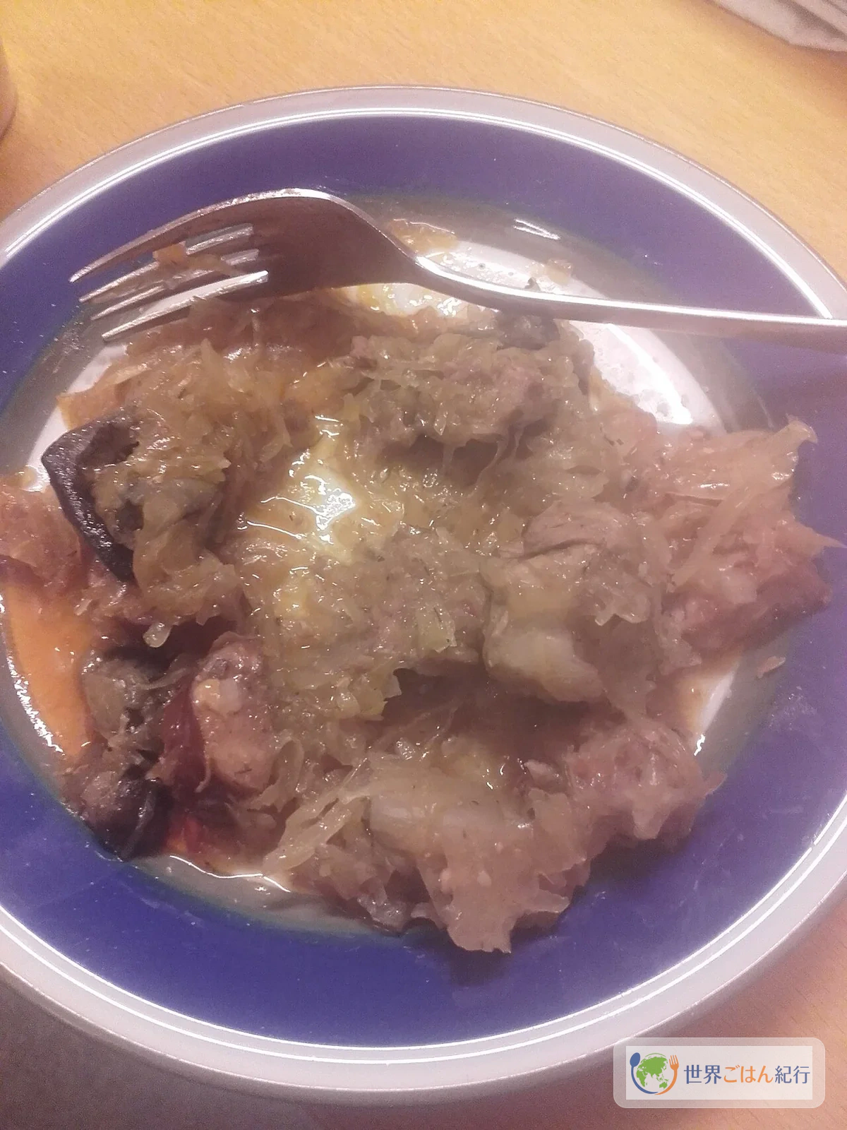 ポーランドの食卓で出されたビゴス