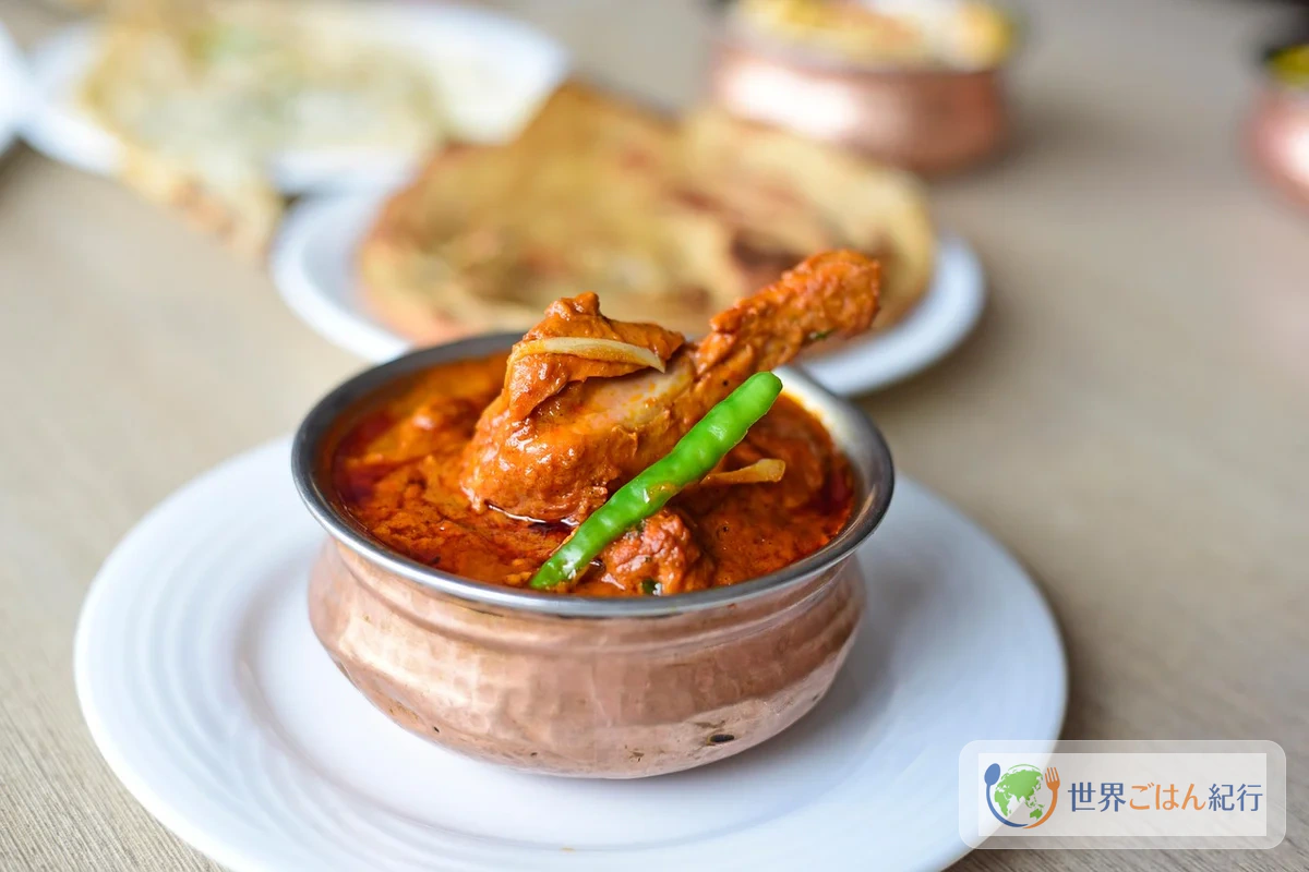 北インドのチキンカレー