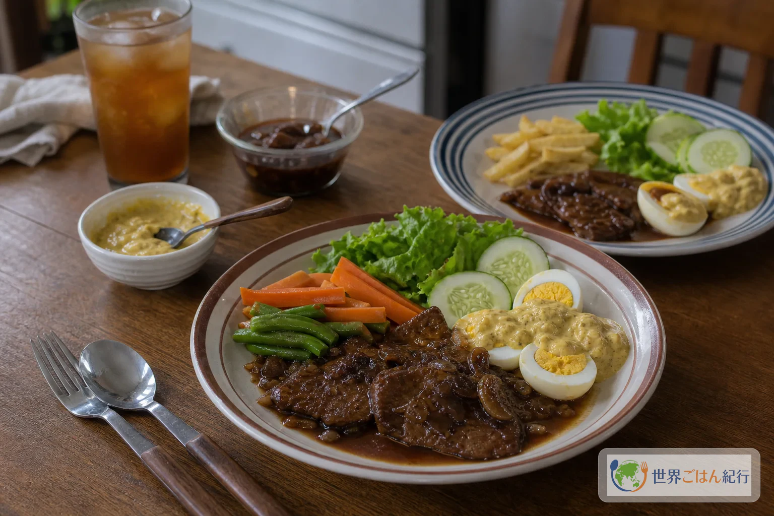 セラットソロを食卓に並べた様子