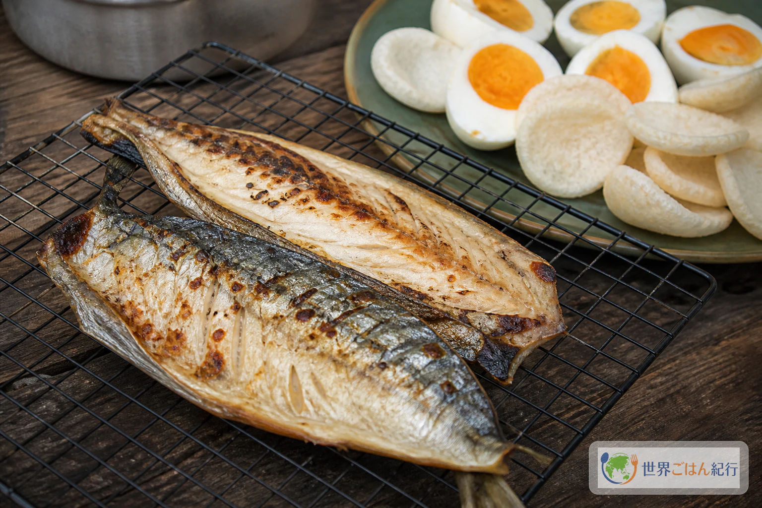 手順5: 魚と付け合わせを火入れする