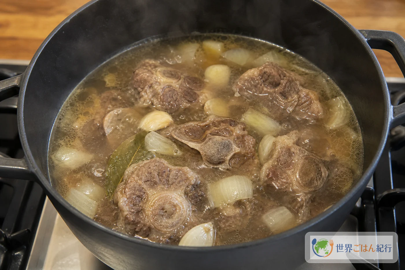 手順2: 肉をやわらかく煮る